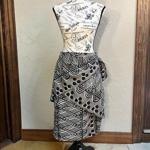 Anthropologie Maeve Edessa Tribal Sarong Wrap Skirt